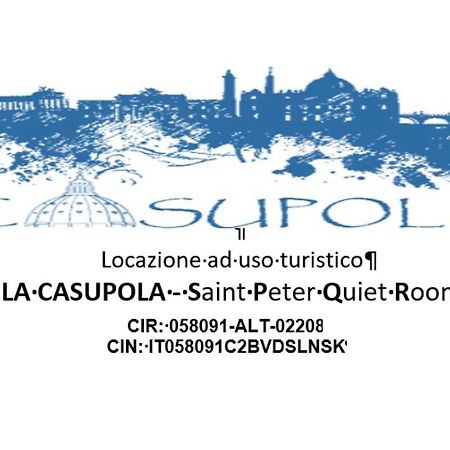 La Casupola Saint Peter'S Quiet Room Roma Eksteriør bilde