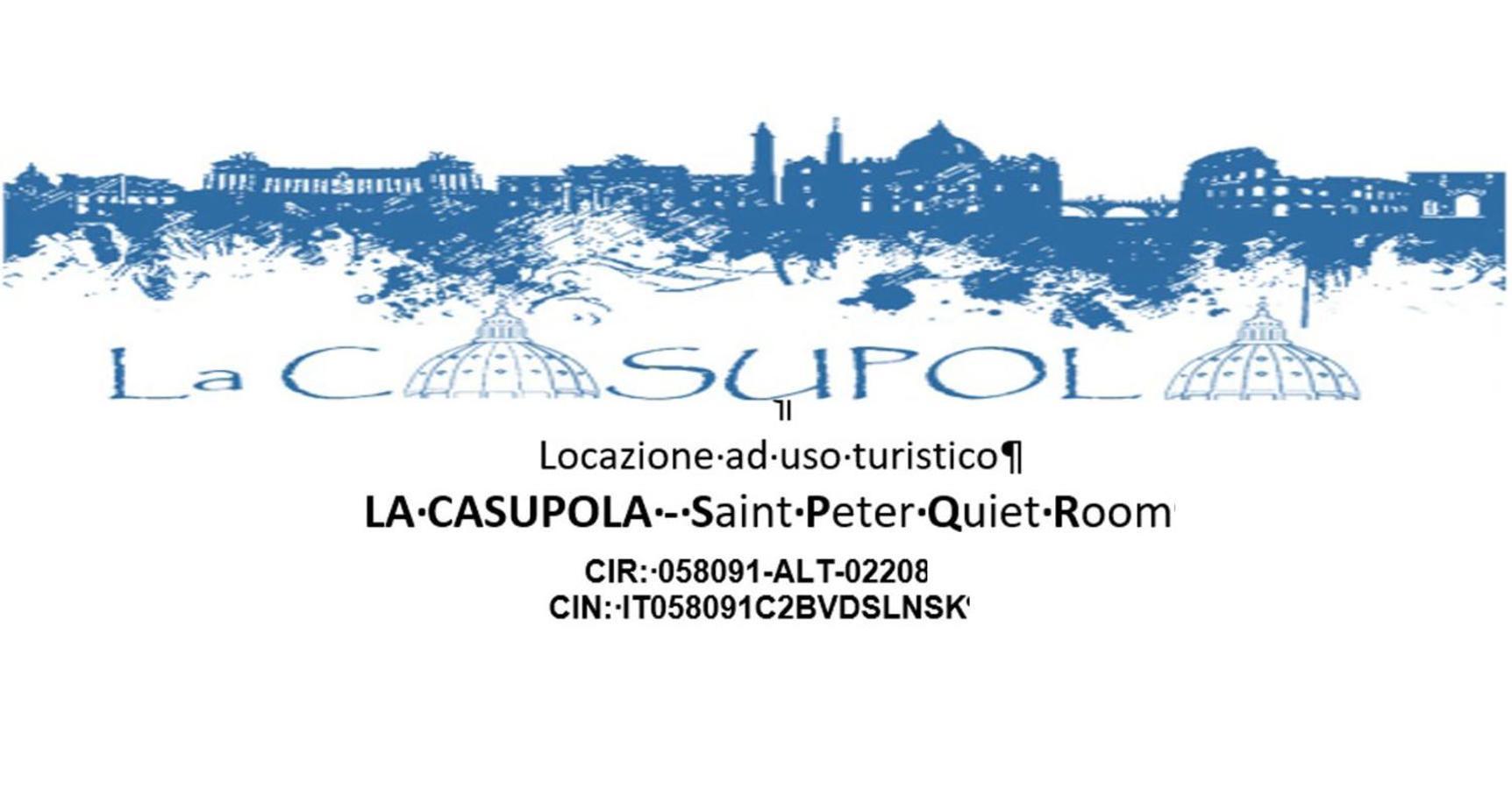La Casupola Saint Peter'S Quiet Room Roma Eksteriør bilde